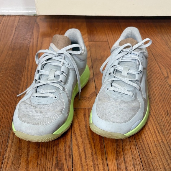 Lululemon Strongfeel Womens Training Shoe Vapor Grey Yellow zap size 10 - Picture 1 of 12